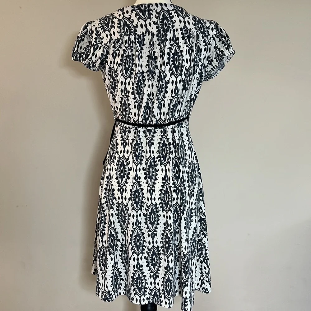 💙🦋🐟Pretty Blue Tie Around Women’s Dress - Picture 5 of 7